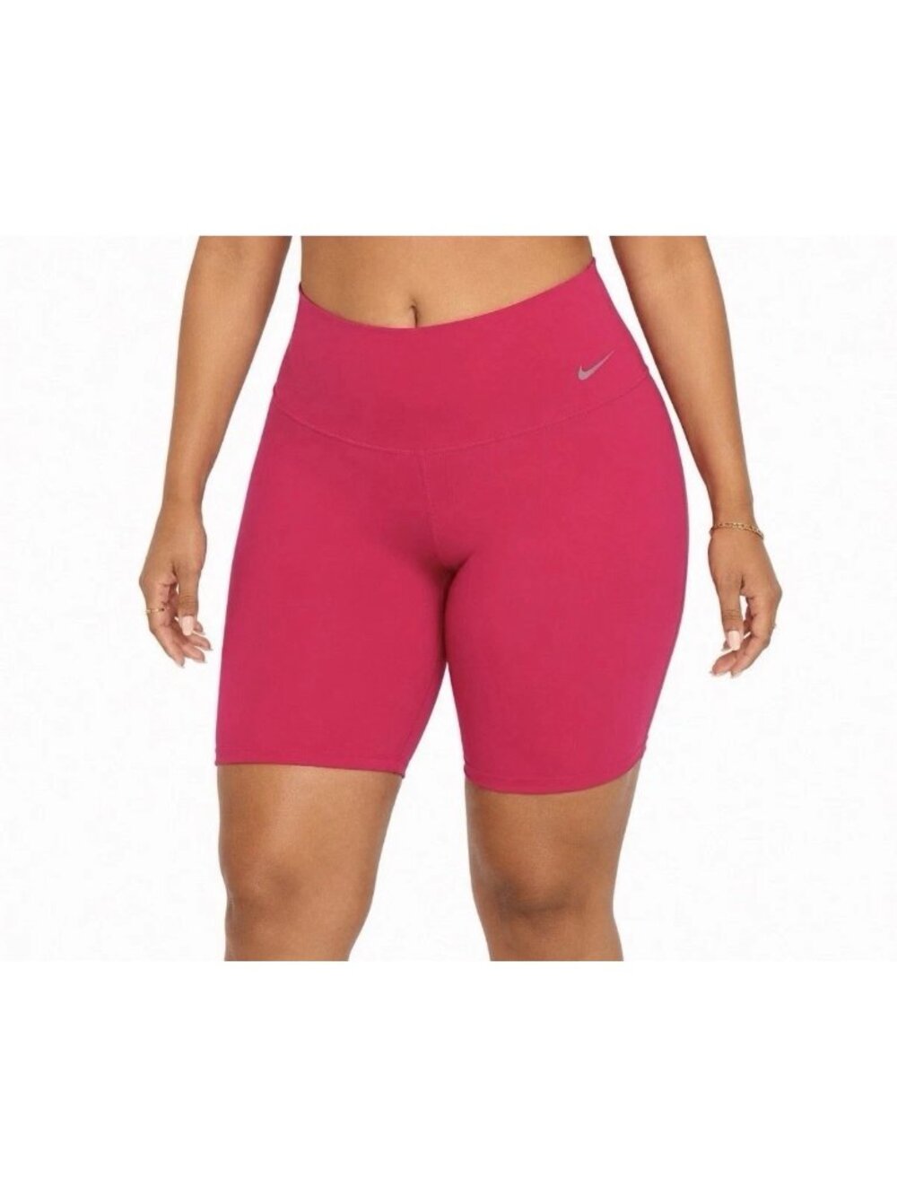 Nike Zenvy Womens Pink Dri-FIT 8" InfinaSoft Bike Shorts Size XS Gym Stretch